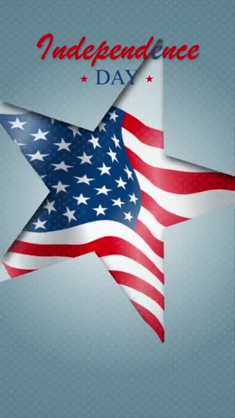 Ημέρα Ανεξαρτησίας Ιουλίου Ηπα Ηπα Ηνωμένες Πολιτείες Της Αμερικής Εκδηλώσεις — Αρχείο Βίντεο