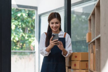 Küçük işletmeler KOBİ 'nin sahibi kadın girişimciler paket, e-iş, pazarlama, çevrimiçi dükkan, sme, girişimciler.