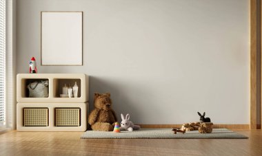 Modern tasarım elementleri ve lüks oyuncaklarla dolu şık bir çocuk odası oyuncu ama sofistike bir ortam yaratıyor..