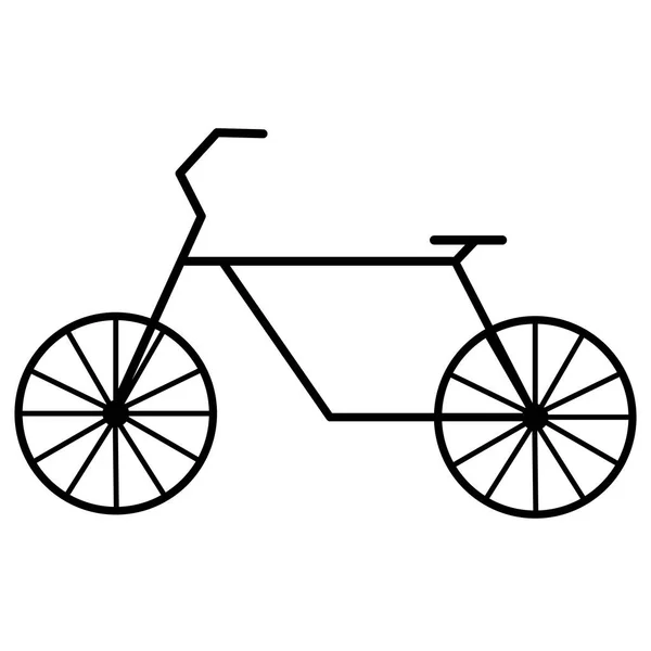 Illustration Bicycle White — Stock Photo, Image