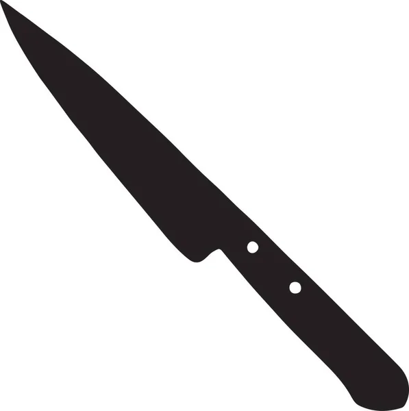 Schwarz Weiß Gestreiftes Messer — Stockfoto
