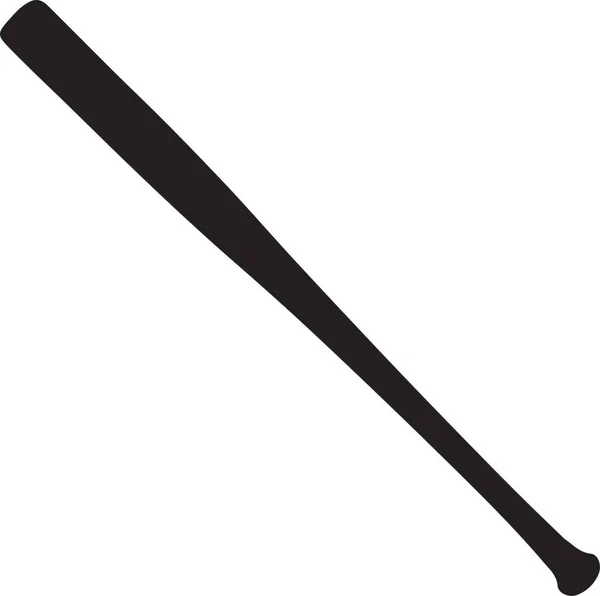 Baseball Bat Black White — Stock Photo, Image