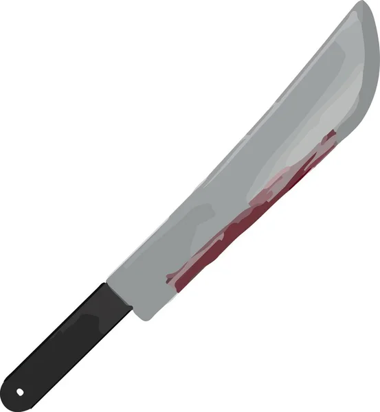 Cuchillo Del Asesino Tiene Rastros Sangre —  Fotos de Stock