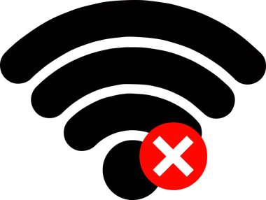 Bağlanamayan Wi-Fi sinyal resmi