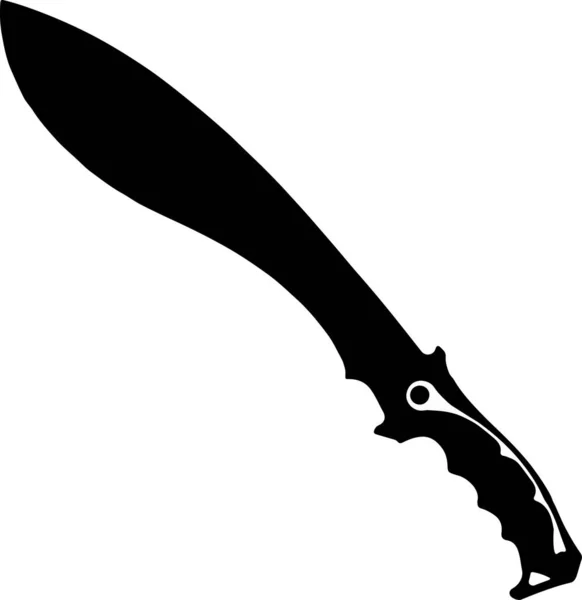 Schłodzić Błyszczący Czarny Wzór Nóż — Zdjęcie stockowe