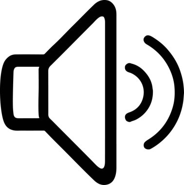 Orta hacimli siyah hoparlör resmi