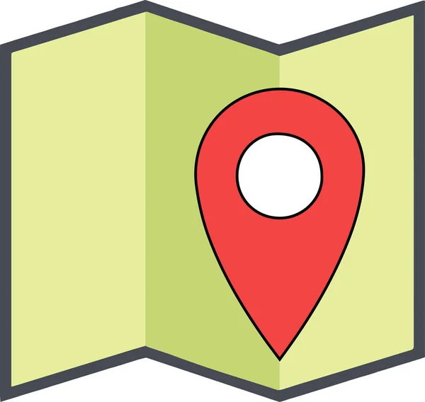Különböző Területeken Piros Színnel Hímzett Check Szimbólumoknak Van Egy Térképe — Stock Fotó