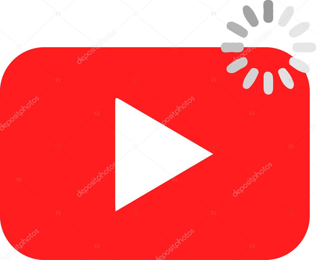Subscribe button with waiting mark