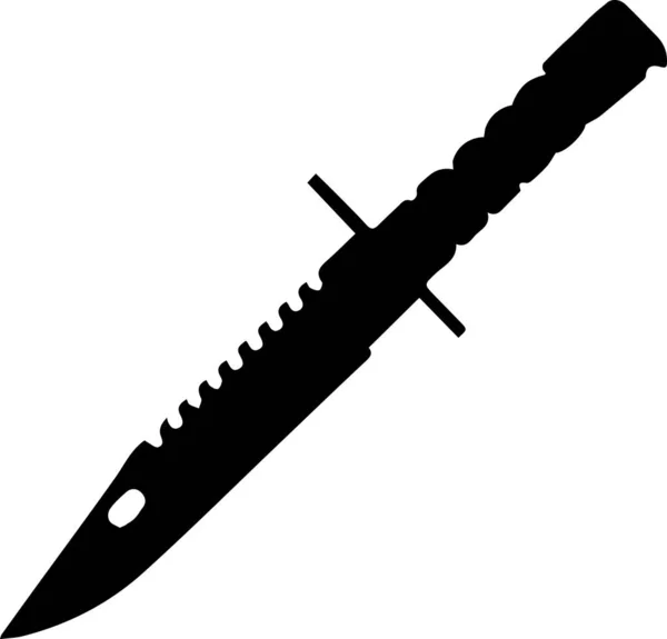Μαχαίρι Έχει Ένα Σκούρο Επάνω Μοτίβο Για Κόψει Καλώδιο Από — Φωτογραφία Αρχείου