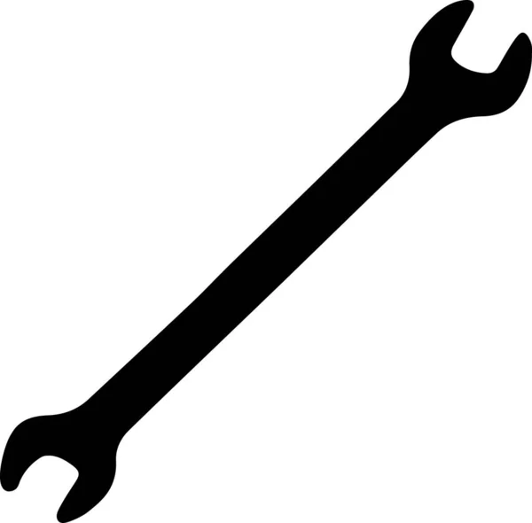 Wrench Icons Black Head — Stock Photo, Image