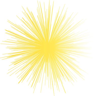 Parıldayan bir ışık çok sayıda ışık yolunda parlar.