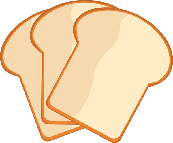 Ломтика Коричневого Хлеба — стоковое фото