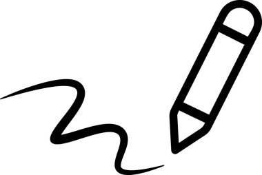 Siyah kalem simgesi, siyah karalama