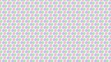 Küçük çok renkli spiral desenler