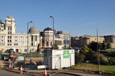 Bradford, İngiltere 09: 17 2024 Bradford Live ve Alhambra Tiyatro tesisleri, 2025 yılında İngiltere kültür şehrine ev sahipliği yapmaya hazırlanıyor.