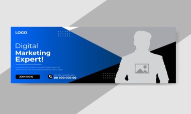 Yaratıcı Pazarlama Şirketi Facebook Kapak Şablonu