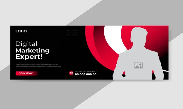 Yaratıcı Pazarlama Şirketi Facebook Kapak Şablonu