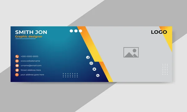 Ücretsiz vektör imzası şablon işi ve kurumsal tasarım