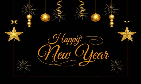 Yeni yılınız kutlu olsun 2024 bayrak tasarım şablonu