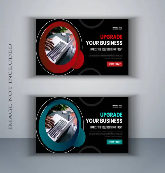 Mükemmel iş pazarlama sosyal medya afişi tasarımı