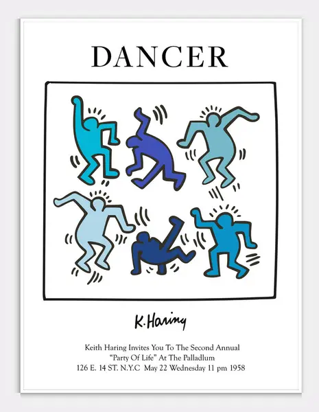 Keith Haring Seti 3, Sergi Posteri, Keith Haring Posteri, Galeri Duvarı, Pop Art Home Dekor, Duvar Sanatı, Müze Posteri, Pop Art Print,