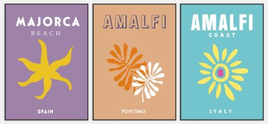 Retro Seyahat Posteri Renkli Ev Sanatı, Mykonos Yazdırma,