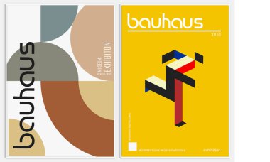 Bauhaus stili Soyut Sanatı, Dekoratif Modern Sanatı içerir,