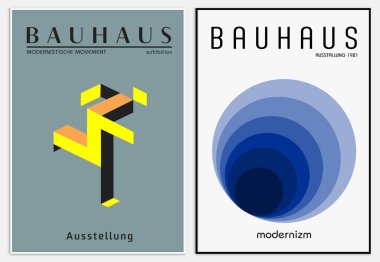 Bauhaus stili Soyut Sanatı, Dekoratif Modern Sanatı içerir,