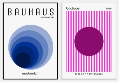 Bauhaus stili Soyut Sanatı, Dekoratif Modern Sanatı içerir,