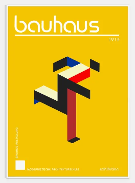 Bauhaus stili Soyut Sanatı, Dekoratif Modern Sanatı içerir,