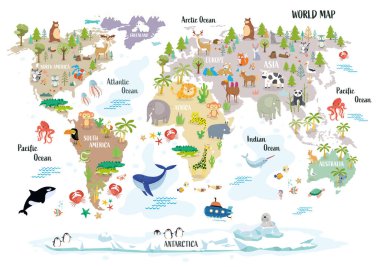 Dünya Küre Haritası. Dünyayı keşfedin..