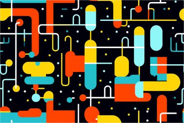 Kabartma desenli bir duvar kağıdı. Bağlanabilirlikten esinlenilmiş.