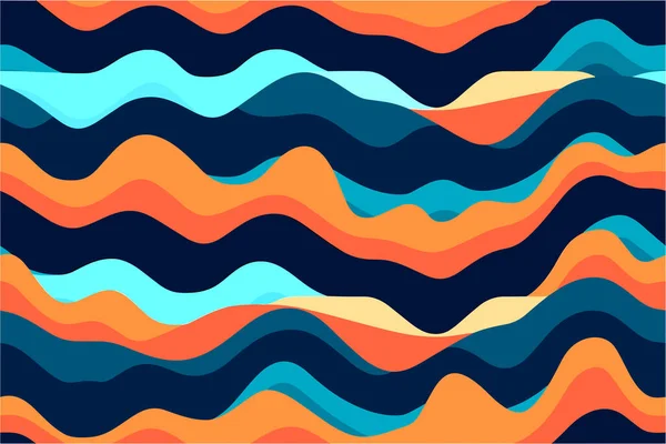Tiling Abstract Pattern Wallpaper Inspired Dune Landscape — Stock Vector