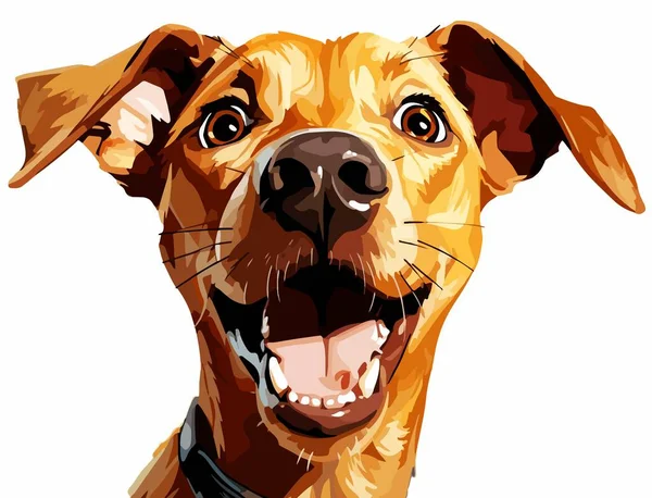 Material Vetor Ilustrações Cães Isolado Para Proporcionar Flexibilidade Design Ativo — Vetor de Stock