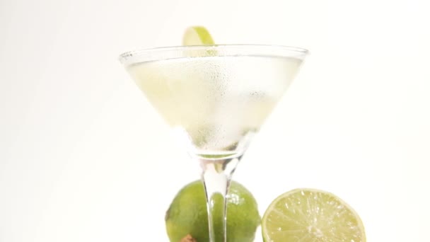 Bebida Helada Limón Bebida Saludable Para Desintoxicación — Vídeo de stock