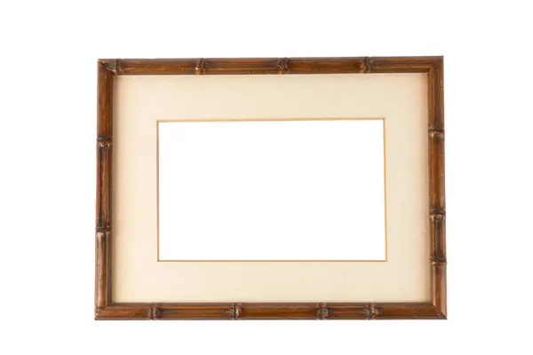 Çubuk ahşap çerçeve izole edildi. Arka plan modeli yok. Yüksek kalite fotoğraf