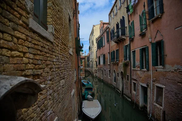 Rue Venise Avec Son Canal — Photo