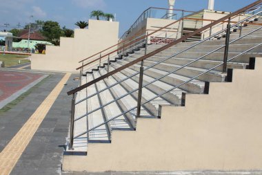 Merkez Java, Endonezya, 22 Haziran 2023: Karanganyar Madaniyah Büyük Camii 'nin bir binası