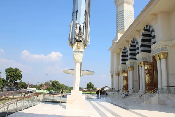Java Central Indonésia Junho 2023 Edifício Grande Mesquita Karanganyar Madaniyah — Fotografia de Stock