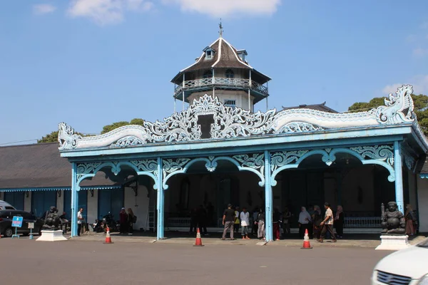 2023年6月22日 印度尼西亚爪哇中部 Surakarta宫文化遗产区的一座建筑 — 图库照片