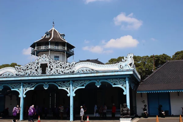 Jawa Środkowa Indonezja Czerwca 2023 Budynek Obszarze Dziedzictwa Kulturowego Pałacu — Zdjęcie stockowe