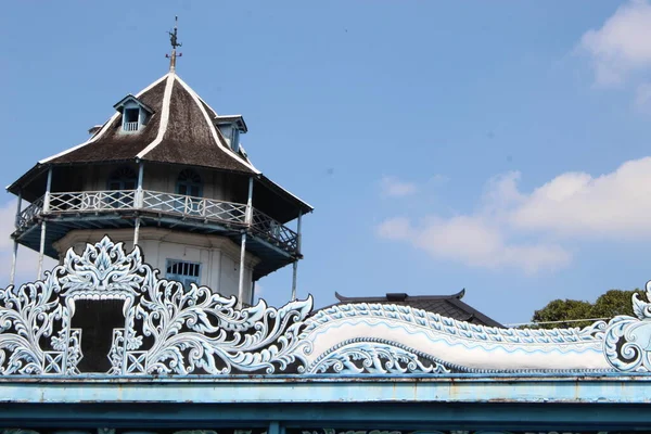 Střední Jáva Indonésie Června 2023 Budova Oblasti Kulturního Dědictví Paláce — Stock fotografie