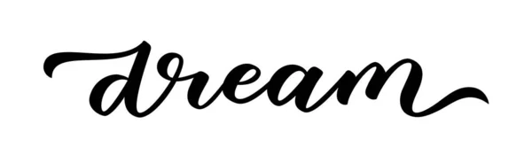 Sms Dream Motivasi Kutipan Kaligrafi Mimpi Teks Kau Bisa Melakukan - Stok Vektor