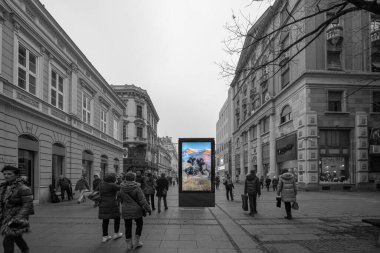 01,13,2023,Serbia,Different buildings and view from the streets of Belgrade