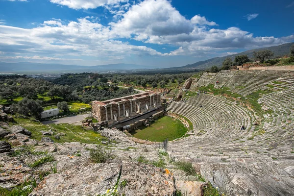 Nysa Óvárosának Története Alapján Században Antiochos Soter Építette Felesége Nysa — Stock Fotó
