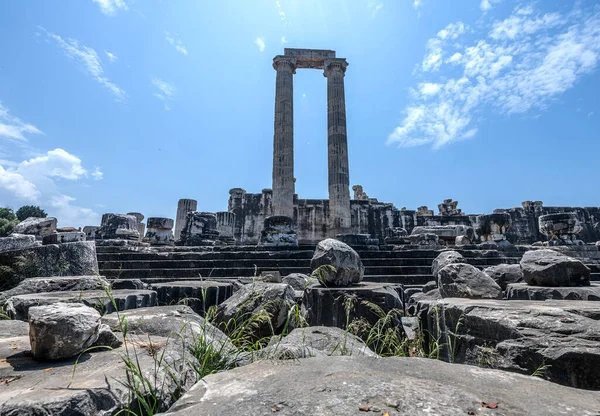 Templo Apolo Didim Situado Kilómetros Sur Mileto Una Antigua Ciudad — Foto de Stock