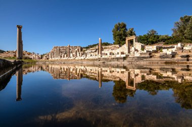 Patara Ancient City is located in today's Gelemis Village, at the southwestern end of the Xanthos Valley between Fethiye and Kalkan, and is one of the most important and oldest cities of Lycia. clipart