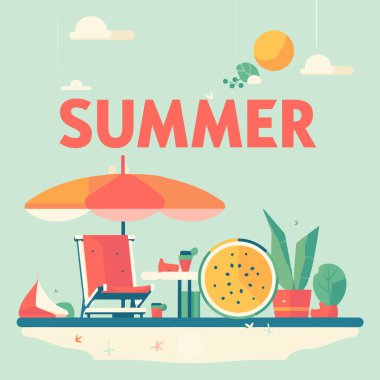 Vintage retro arabanın düz tasarım vektör çizimi 