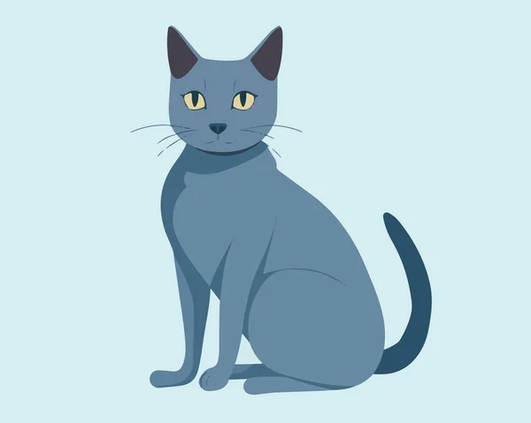 Katt Husdjur Djur Ikonen — Stock vektor