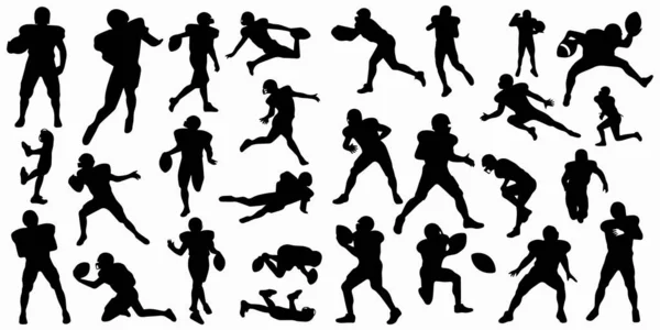 Set Giocatori Calcio — Vettoriale Stock